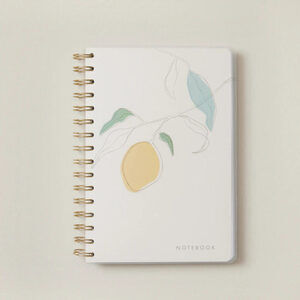 A5 Polypro Notebook, Lemon
